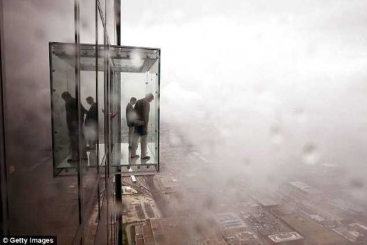 Glass Balcony On The 103rd Floor