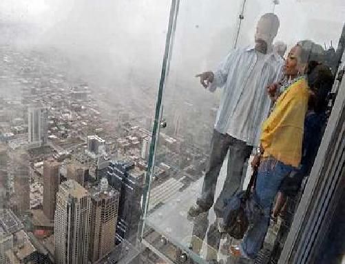 Glass Balcony On The 103rd Floor