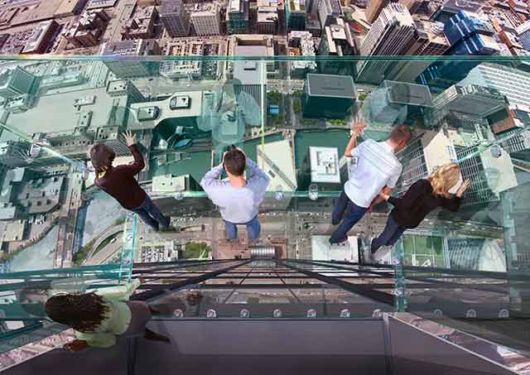 Glass Balcony On The 103rd Floor