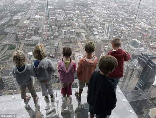 Glass Balcony On The 103rd Floor