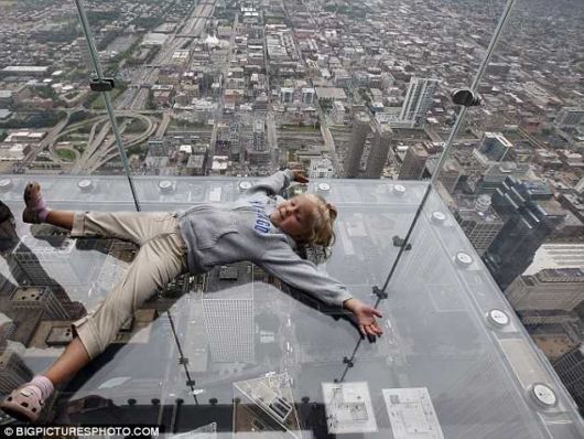 Glass Balcony On The 103rd Floor