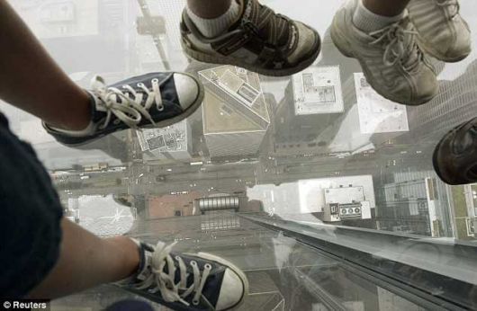 Glass Balcony On The 103rd Floor