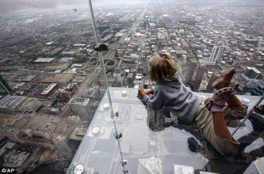 Glass Balcony On The 103rd Floor