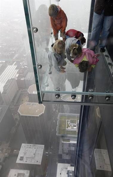 Glass Balcony On The 103rd Floor