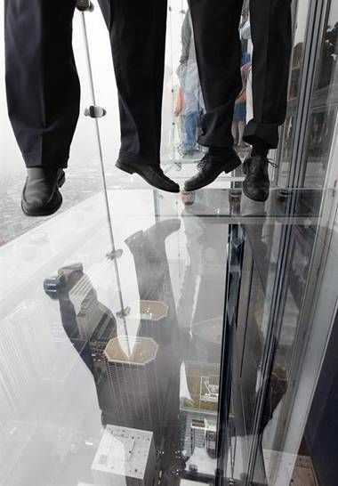Glass Balcony On The 103rd Floor