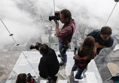 Glass Balcony On The 103rd Floor