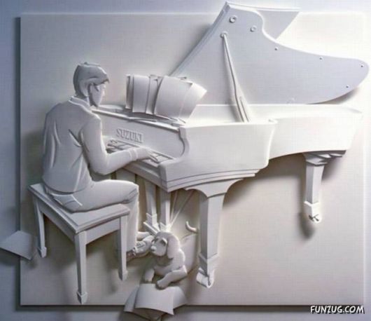 Awesome Artistic Paper Sculpture