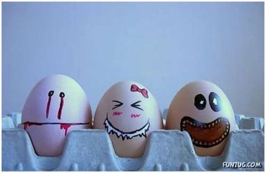 Amazing Artwork on Eggs
