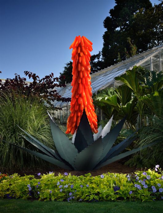 Artist Creates Gigantic Flowers Out Of Glass 