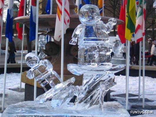 Coolest Ice Sculptures For Geeks