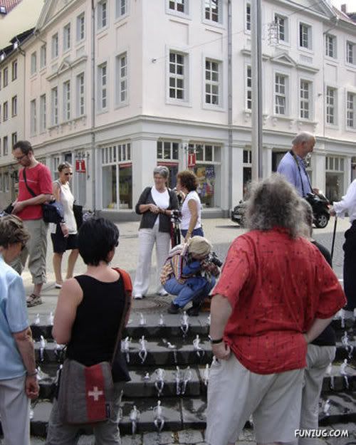 Ice Sculptures of Melting Men