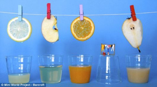 Miniature Landscapes Using Food And Figures