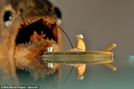 Miniature Landscapes Using Food And Figures