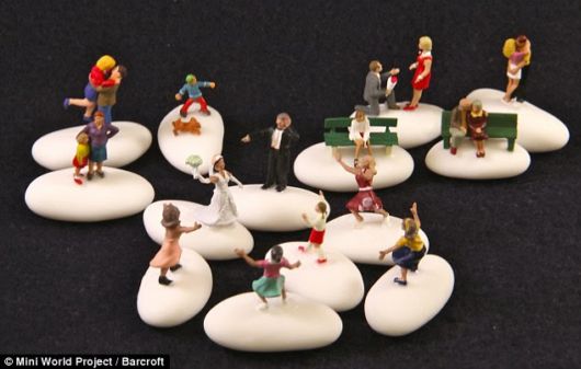 Miniature Landscapes Using Food And Figures