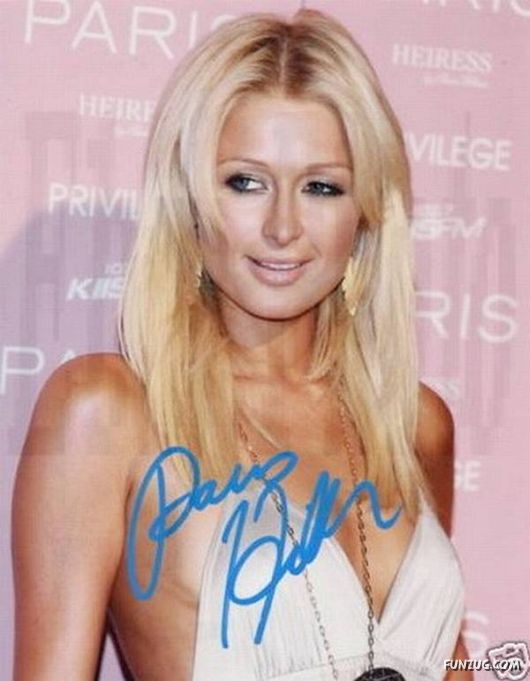 Famous Celebs Autographs Collection
