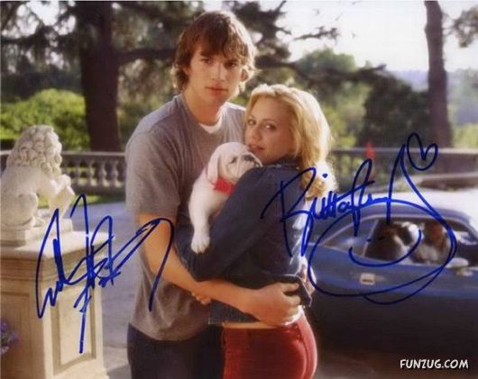 Famous Celebs Autographs Collection