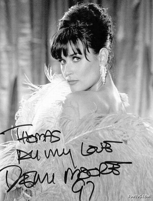 Famous Celebs Autographs Collection
