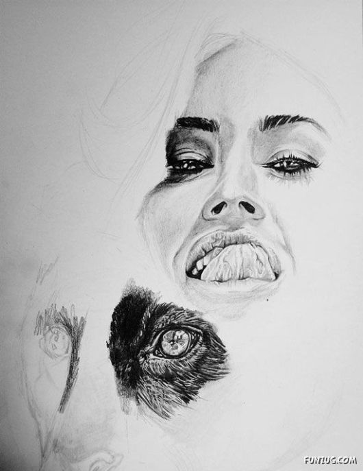 Megan Fox in Creative Sketches