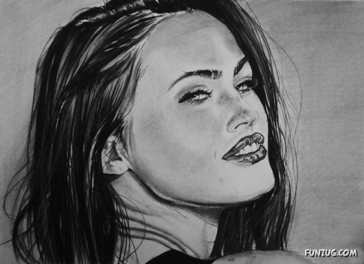 Megan Fox in Creative Sketches