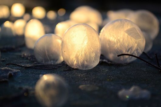 Soap Bubbles At -9 Degree C