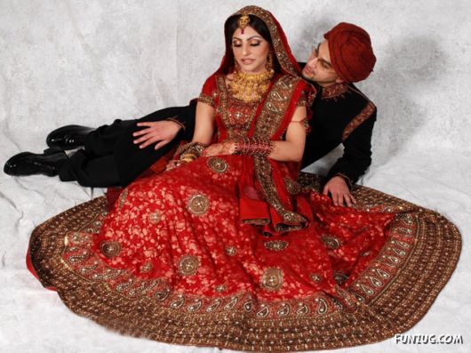 Indian Brides with Eastern Makeup