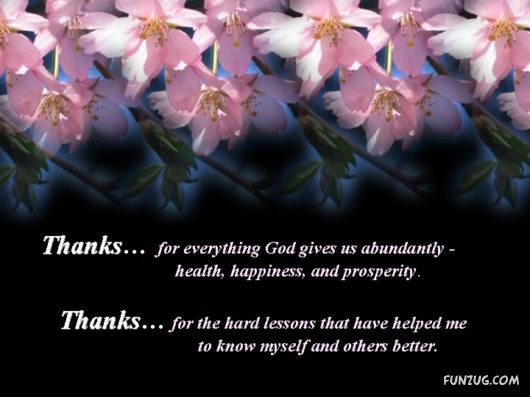 Feel Like Saying Thanks To God