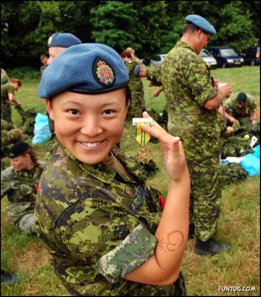 Beautiful Military Women Around the World