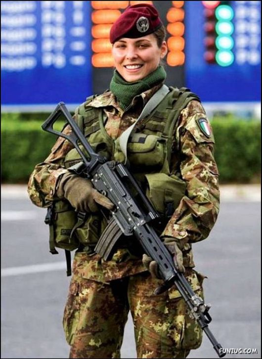 Beautiful Military Women Around the World