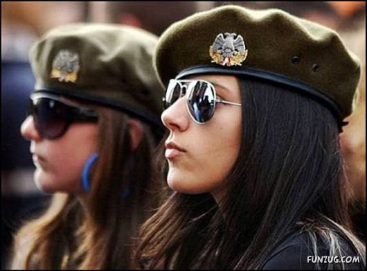 Beautiful Military Women Around the World