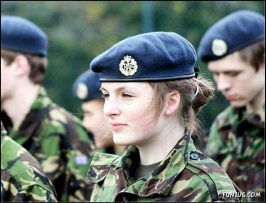 Beautiful Military Women Around the World