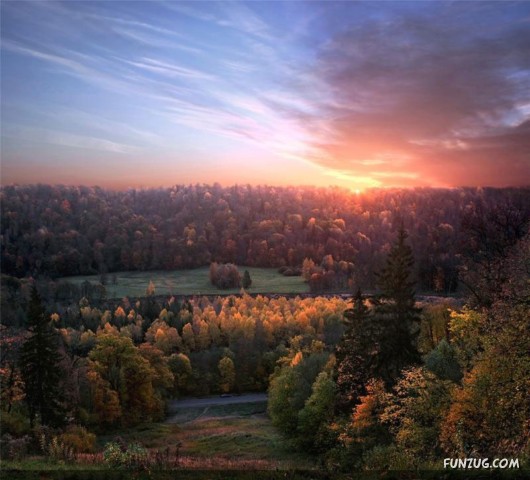 Autumn in Latvia (Russia)