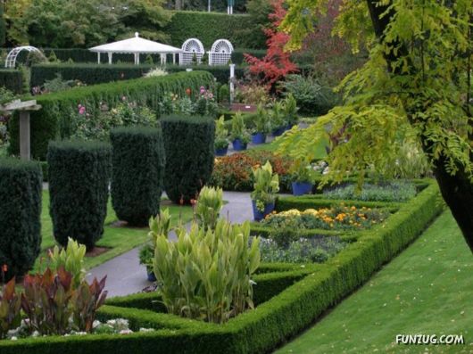 Beautiful Gardens In Full Bloom