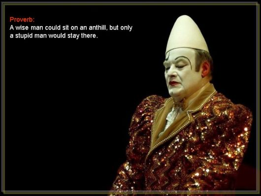 Clowns And Some Wise Words
