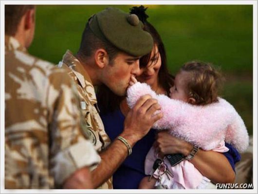 Touching Moments of Parting and Return