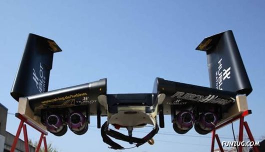 Human Flying Jet Machine