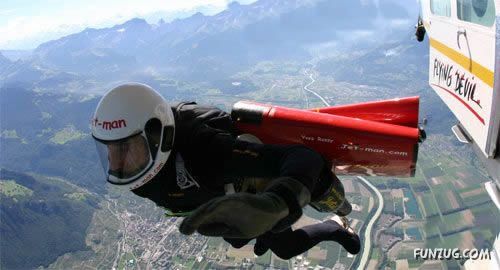 Human Flying Jet Machine