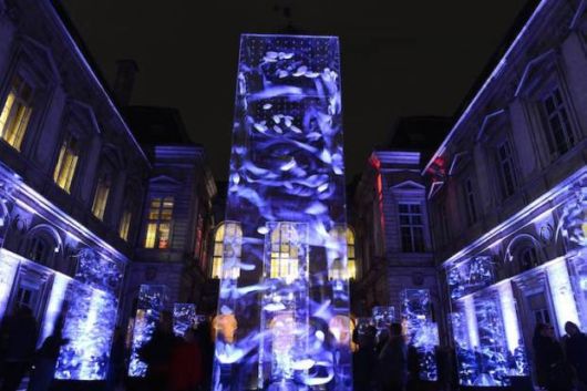 Festival Of Light Illuminate The Buildings Of Lyon