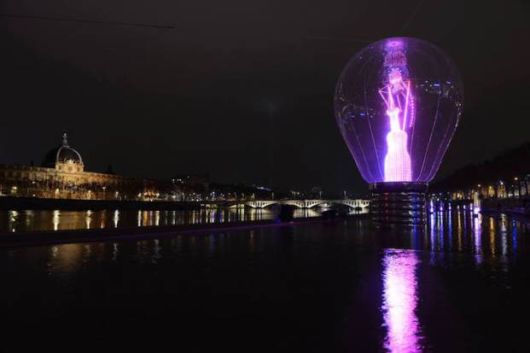 Festival Of Light Illuminate The Buildings Of Lyon