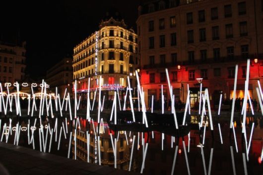 Festival Of Light Illuminate The Buildings Of Lyon
