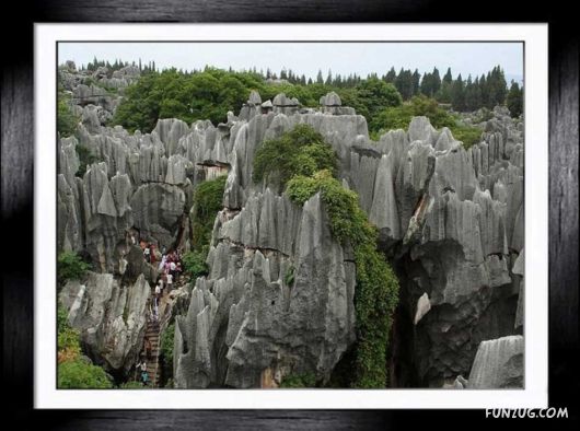 Shilin: The Stone Forest, China