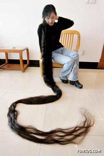 Longest Female Hair Record