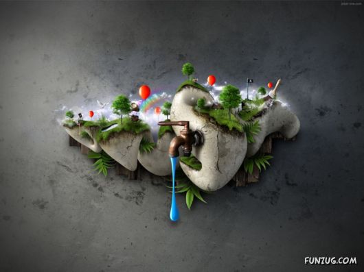 Click to Enlarge - Most Amazing Photoshopped Wallpapers