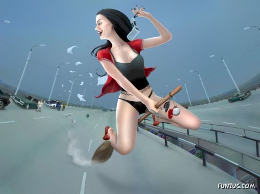 Click to Enlarge - Most Amazing Photoshopped Wallpapers