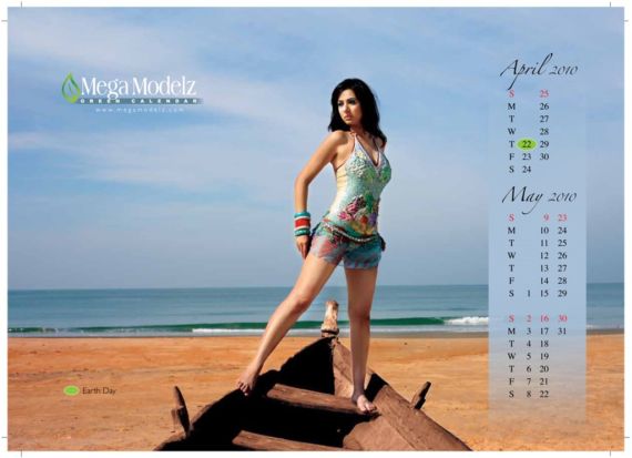 Click to Enlarge - Indian Earth Hour 2010 Galz Calendar