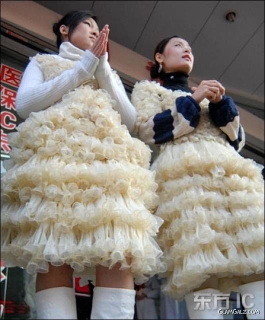 Amazing Condom Fashion Dress