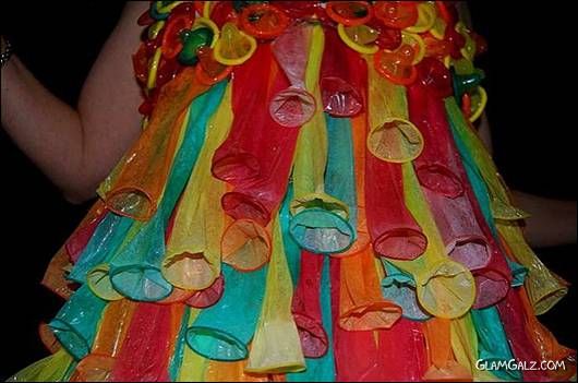 Amazing Condom Fashion Dress