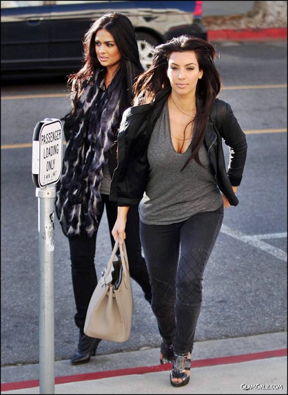 Miss Kardashian Spotted Trying on Dresses