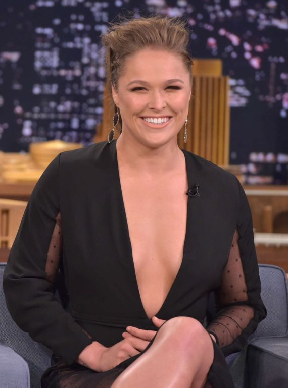 Ronda Rousey At The Tonight Show Starring Jimmy Fallon