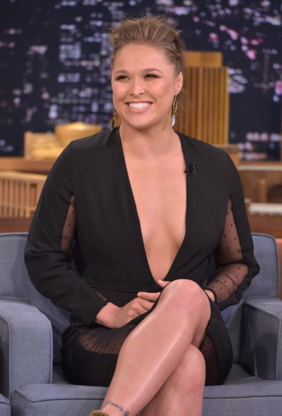 Ronda Rousey At The Tonight Show Starring Jimmy Fallon