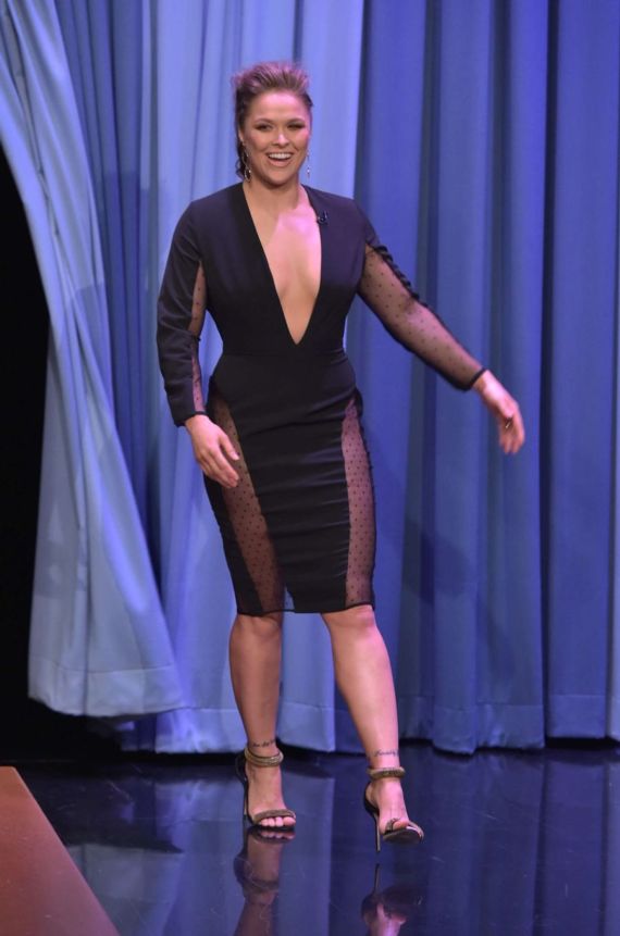 Ronda Rousey At The Tonight Show Starring Jimmy Fallon